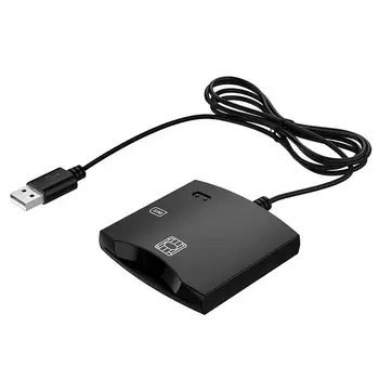 CAC Sim Kortelių Skaitytuvas Paskelbti ID Banko Kortele Nešiojamas USB Smart Card Reader 