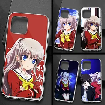 Charlotte Anime Nao Tomori Telefono dėklas skirtas iPhone 11 12 pro XS Mini MAX 8 7 6 6S Plus X 5S SE 2020 XR