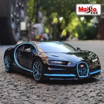 Maisto 1:24 Bugatti Chiron Divo Superautomobilį Lydinio Automobilio Modelį Diecasts & Žaislinės Transporto priemonės Surinkti Automobilių Žaislas Berniukui Gimtadienio dovanos