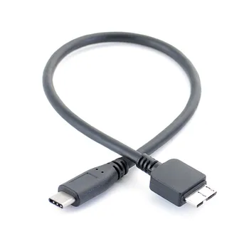 USB 3.1 Tipas-C naar USB 3.0 Micro B Kabel Jungtis Voor Kietąjį Diską Išmaniojo telefono Adapteris Mobilaus Telefono Plokštes, Dropshiping