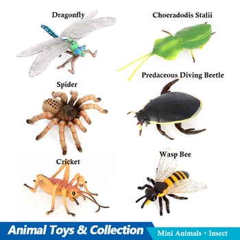 Vabzdžių Modelis Dragonfly Voras Duomenys Gyvūnų Figūrėlės Anime Veiksmai Pav Surinkimo Plastiko Gyvūnų Žaislas Romanas Vaikams, Žaislai