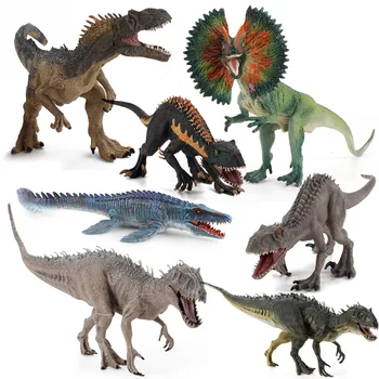Žaislas Dinozauras Juros Periodo Kietas Gyvūnų Modelio Velociraptor Veiksmų Skaičiai Savage Tyrannosaurus Rex Pasaulyje Dinozaurų Kolekcija Vaikas Žaislas