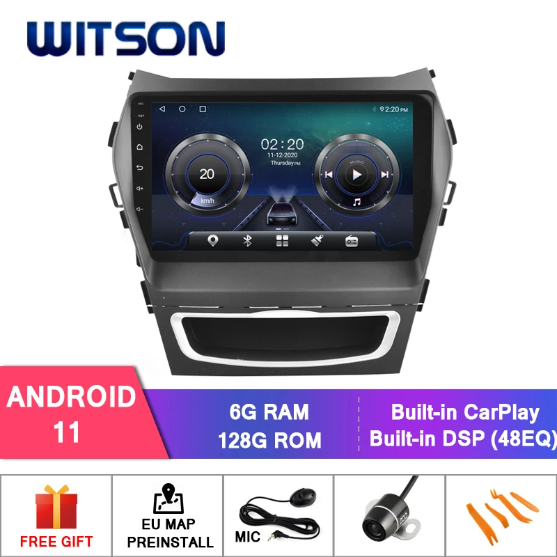 WITSON Android 11 AUTOMOBILIŲ DVD SISTEMOS, HYUNDAI IX45 2013-2017 Automobilio Multimedijos Grotuvas Stereo AutoAudio GPS Navigacijos DVD Video Karpis
